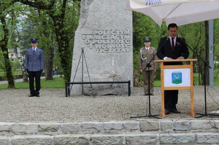 Wystąpienie burmistrza Tomasza Bujoka